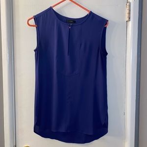 J.Crew Drapey Keyhole Top in Purple